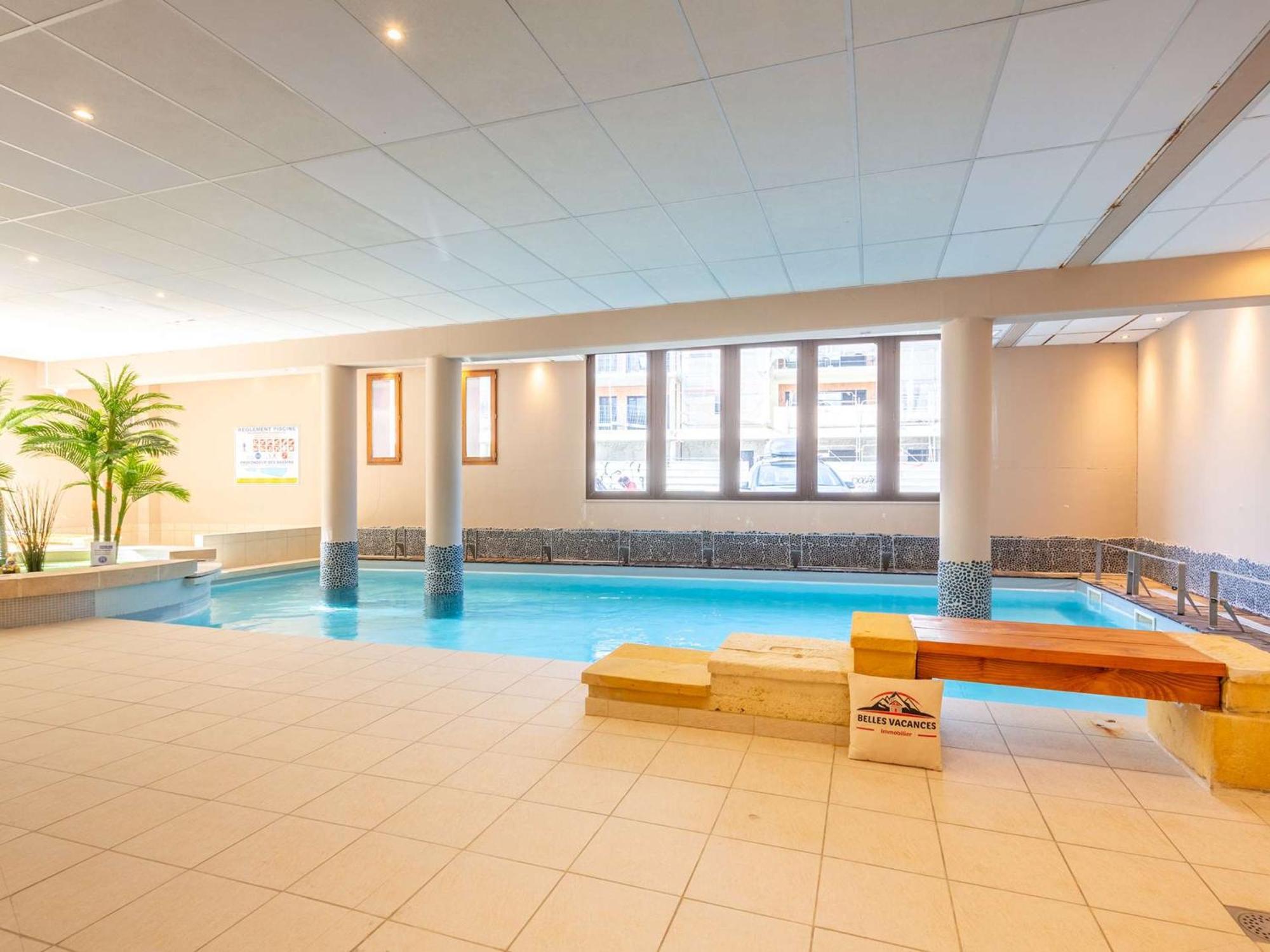 Appartement 10 Pers Avec Piscine, Sauna Et Parking En Centre-Ville De Saint-Lary-Soulan - Fr-1-296-394 외부 사진